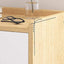 Velador Café 3 Cajones Mdf - Spacemarket