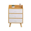 Velador Café 3 Cajones Mdf - Spacemarket