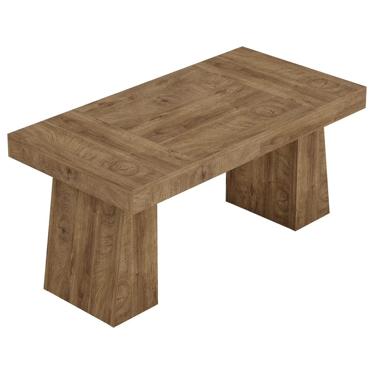 Preventa - Escritorio Ejecutivo Base Pedestal Premium Cafe 140 Cm