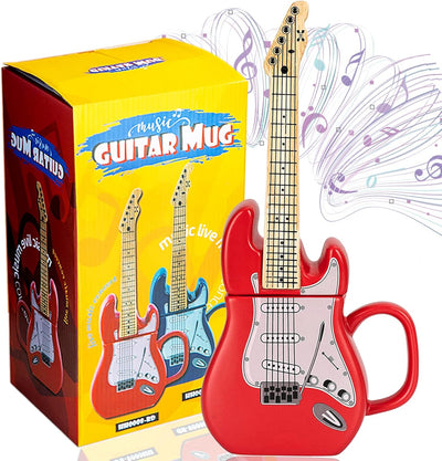 Taza Guitarra Electrica 3d Musica 450 Ml