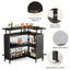 PREVENTA - Mueble Home Bar Metal En L Con Portacopas - Spacemarket