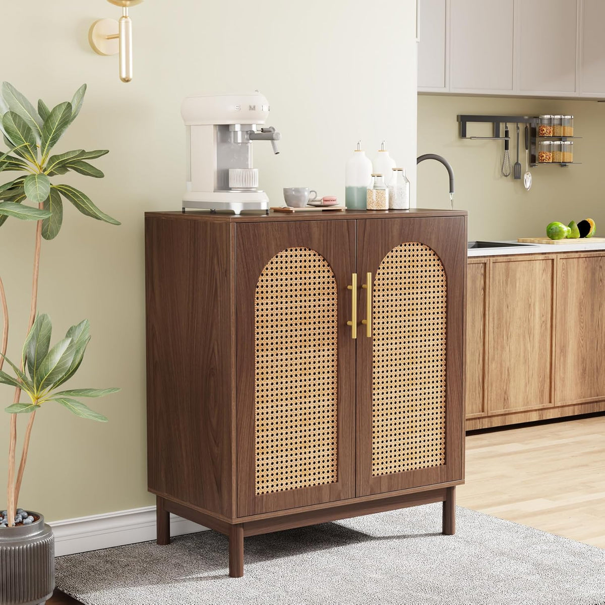 Preventa - Set De 2 Gabinetes Buffet Ratan Natural Premium - Spacemarket