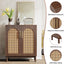 Preventa - Set De 2 Gabinetes Buffet Ratan Natural Premium - Spacemarket