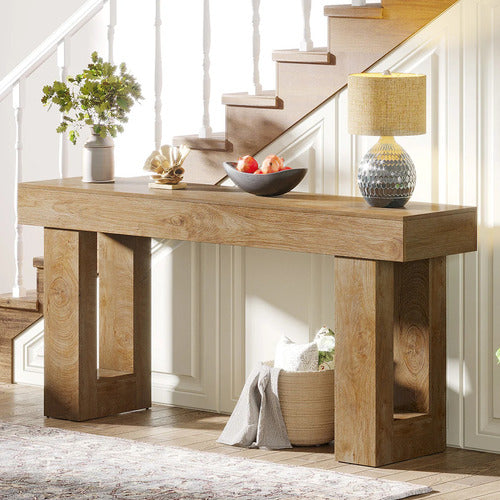 Mueble Arrimo Recibidor Rústico De Lujo Elegante 160 Cm