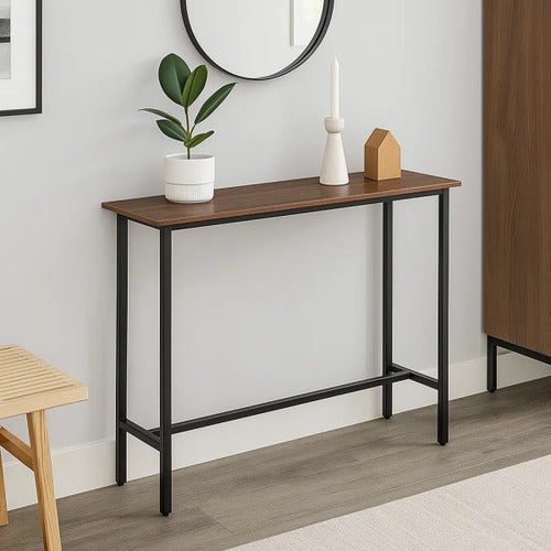 Arrimo Estilo Madera Oscura Y Metal - Spacemarket