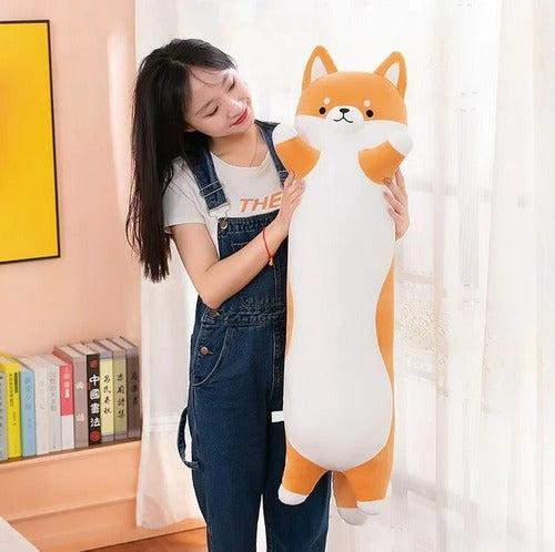 Peluche Felpa Suave Perro Shiba Inu Grande Xl 60 Cm