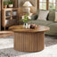 Mueble Mesa De Centro Redonda Moderno Rustico Premium - Spacemarket