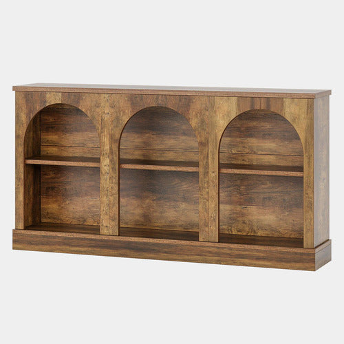 Mueble Arrimo Recibidor Rústico Premium 6 Compartimientos - Spacemarket