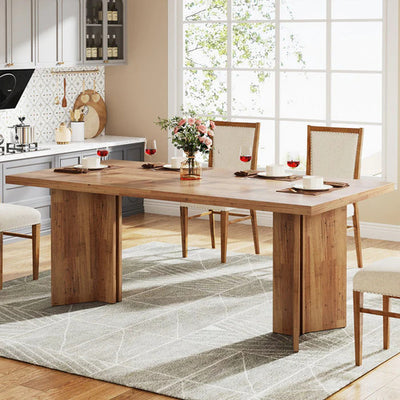 Mesa Comedor Rústico Moderna Premium Para 6 Personas