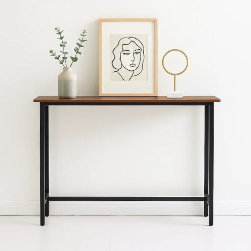 Arrimo Estilo Madera Oscura Y Metal - Spacemarket