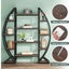 Mueble Estante Estilo Industrial Forma Ovalada Premium