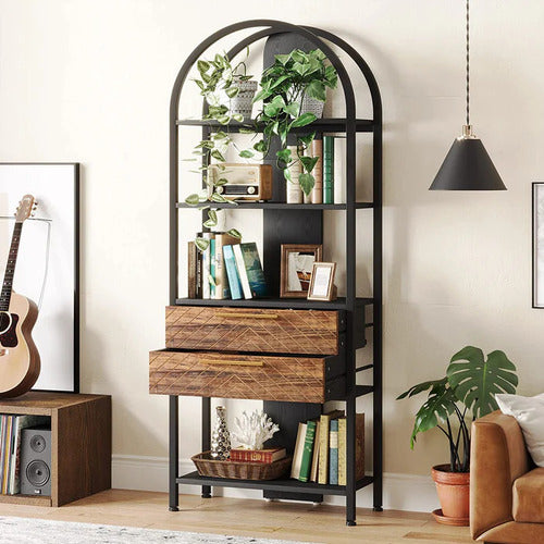 Mueble Estante Librero Industrial Forma Arqueada - Spacemarket