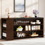Mesa Isla Bar Cocina 140 Cm 5 Estantes Premium