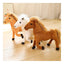 Peluche Caballo Galopante Piernas Flexibles Con Sonido 40 Cm