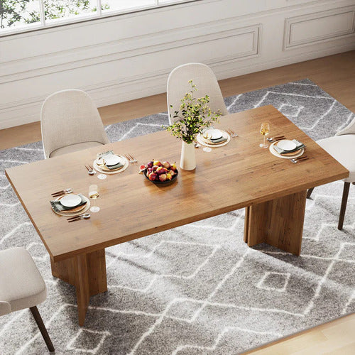 Mesa Comedor Rústico Moderna Premium Para 6 Personas - Spacemarket