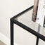 Mueble Recibidor Arrimo De Vidrio Y Acero - Spacemarket