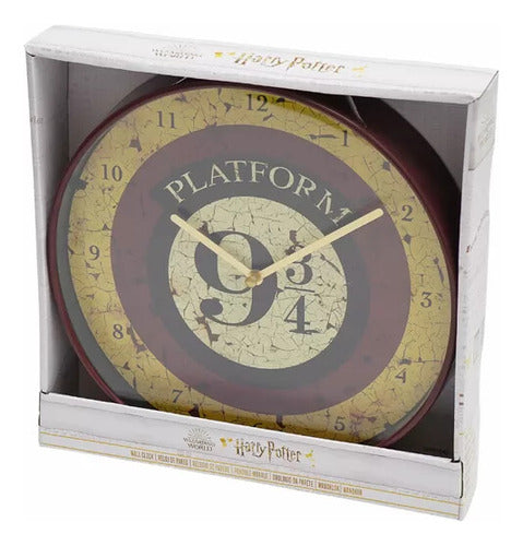 Reloj De Pared Harry Potter Andén 9 Y 3/4 Original