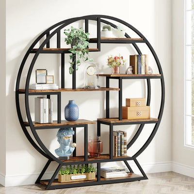 Mueble Estante Estilo Industrial Redondo Premium Robusto