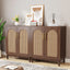 Set De 2 Gabinetes Buffet Ratan Natural Premium - Spacemarket
