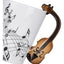 Taza Con Forma De Violin Musica 350 Ml