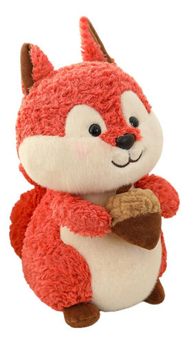 Peluche Ardilla Con Nuez Kawaii 40 Cm