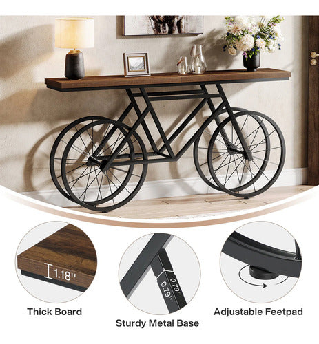 Arrimo Industrial Vintage Metal Forma Bicicleta Premium - Spacemarket