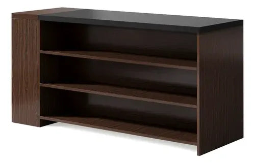 Mesa Isla Bar Cocina 140 Cm 5 Estantes Premium Marrón - Spacemarket