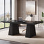 Escritorio Ejecutivo Negro Elegante Lujo Patas De Madera - Spacemarket