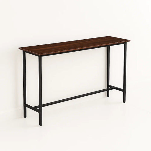 Arrimo Estilo Madera Oscura Y Metal - Spacemarket