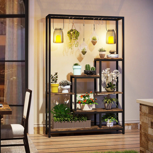 Mueble Estante Industrial Para Plantas De 180 Cm 6 Ganchos - Spacemarket