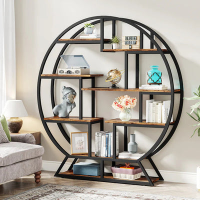 Mueble Estante Estilo Industrial Redondo Premium Robusto