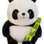 Peluche Oso Osito Panda Bambú Kawaii Con Estuche