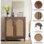 Set De 2 Gabinetes Buffet Ratan Natural Premium - Spacemarket