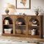 Mueble Arrimo Recibidor Rústico Premium 6 Compartimientos - Spacemarket