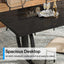 Mesa Comedor Cocina Negro Lujo Premium 160 Cm