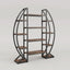 Mueble Estante Estilo Industrial Forma Ovalada Premium