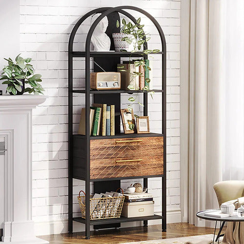 Mueble Estante Librero Industrial Forma Arqueada - Spacemarket