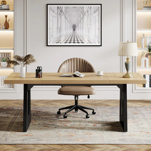 Escritorio Ejecutivo Bicolor Premium Elegante 180 Cm