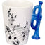 Taza Con Forma De Trompeta Musica 350 Ml