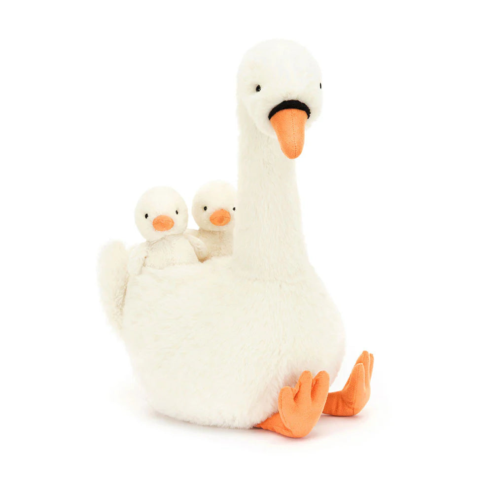 Peluche Ave Cisne Con Hijos Premium Jellycat Londres