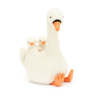 Peluche Ave Cisne Con Hijos Premium Jellycat Londres