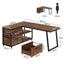 Preventa - Escritorio Industrial en L Reversible 135 CM Con Cajonera - Spacemarket
