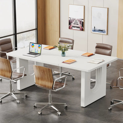 PREVENTA - Escritorio Ejecutivo Blanco 180 Cm Base Pedestal