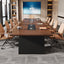 Preventa - Mesa Conferencia reunion Ejecutiva Premium 240 CM Con Pasacables - Spacemarket