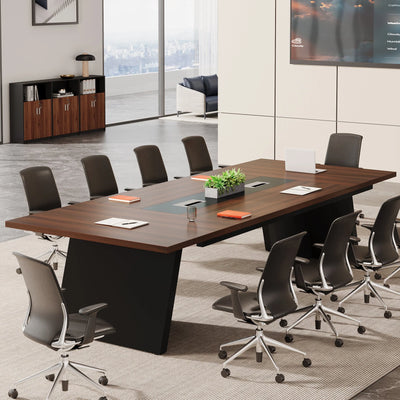 Preventa - Mesa Conferencia reunion Ejecutiva Premium 240 CM Con Pasacables - Spacemarket