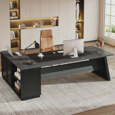 Escritorio Ejecutivo En L Lujo Premium 200 Cm