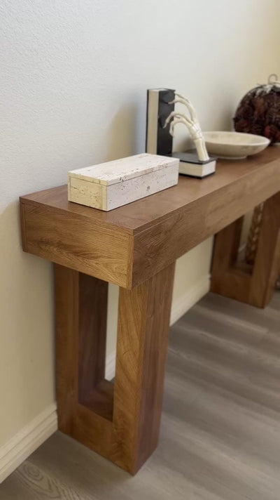 PREVENTA - Mueble Arrimo Recibidor Rústico De Lujo Elegante 160 Cm