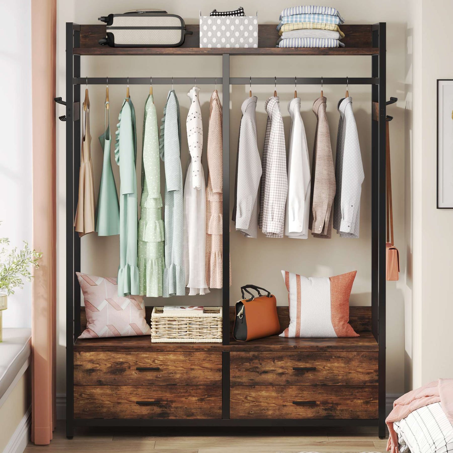 PREVENTA - Closet Organizador Industrial Abierto 180 Cm