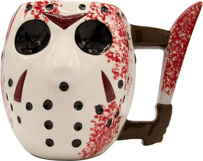 Tazón Taza Mug Grande Jason Voorhees Viernes 13 - Spacemarket