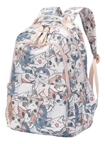 Mochila Multiuso Diseño Gato Kawaii 45 Cm - Spacemarket